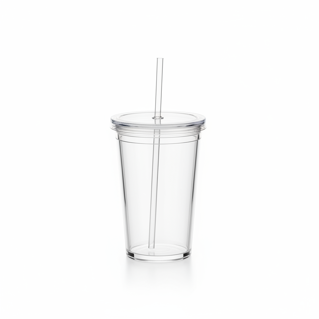 Vaso Acrílico con Sorbete